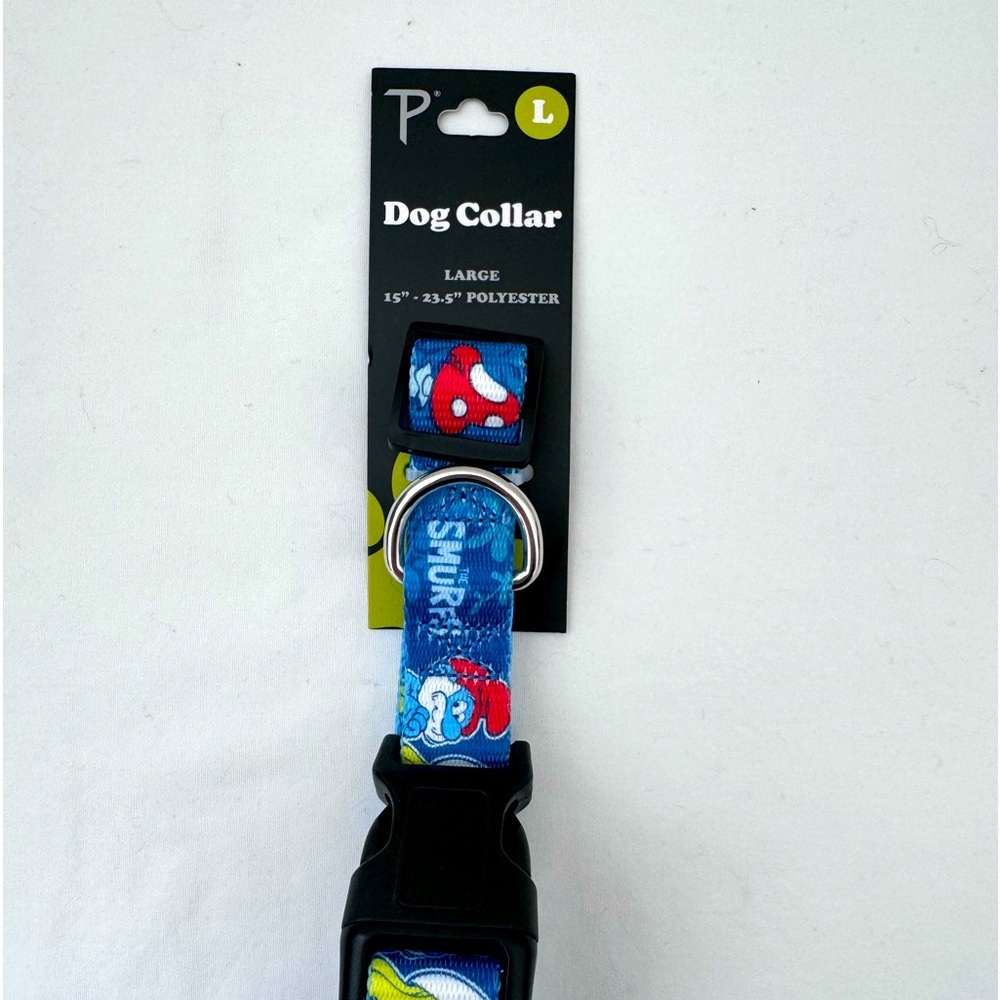 Smurfs large dog collar new with tags